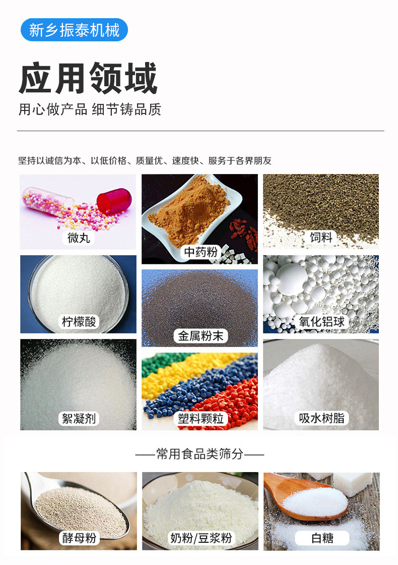 輪胎廢料圓形搖擺篩應用領(lǐng)域